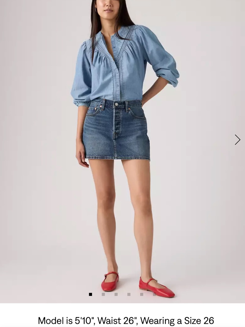 Levi’s Icon Skirt Denim - Picture 5 of 5